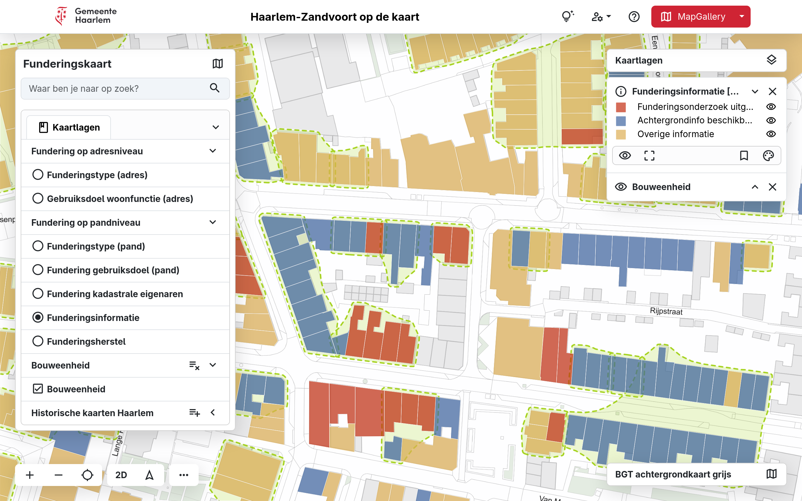 Haarlem-Zandvoort op de kaart